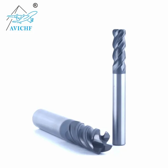 Avichf Tungsten Carbide End Mill Corner Radius End Mils for CNC Machine 