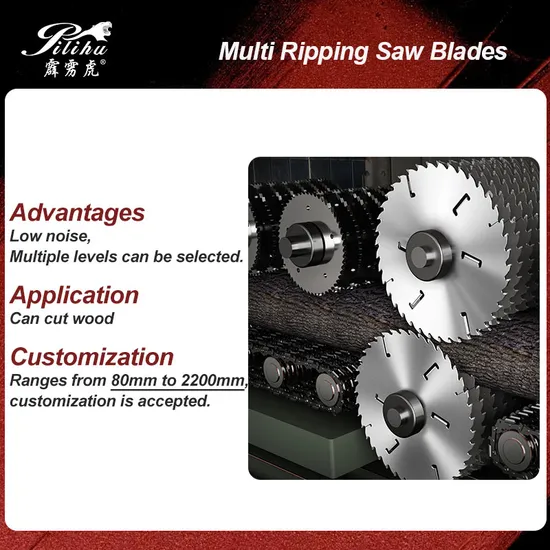 Multi Ripping Circular Saw Blade for Cutting Wood 