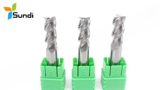 Rapid Response Solid 3 Teeth Carbide Endmill for Machine Cutting 
